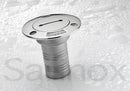 Dekvuldop 2"inch Rvs 316