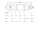 RVS ankerkettingverbinder dubbel