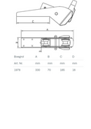 Boegrol kantelbaar RVS 304