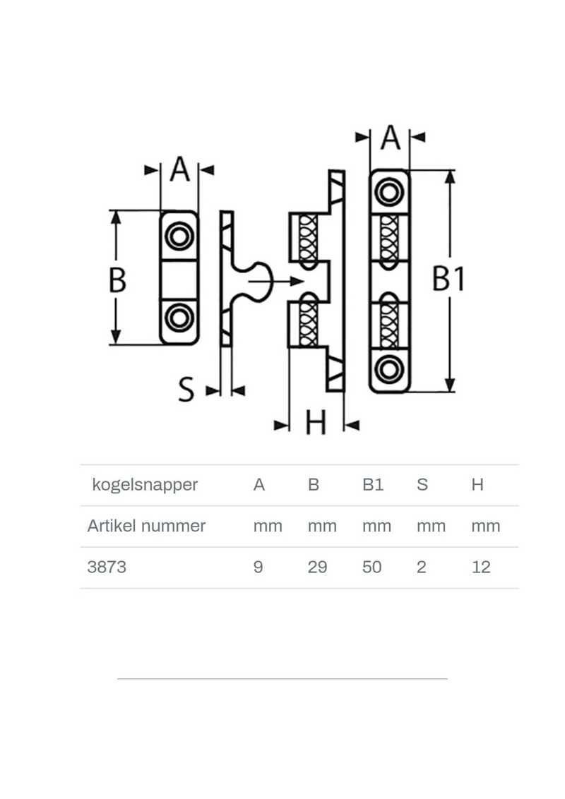 Kogelsnapper Rvs 316