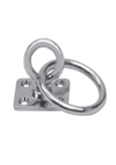 aanlegring met wartel RVS