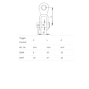 Rvs-316 Toggle Casted