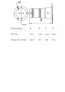Dekvuldop 2"inch Rvs 316